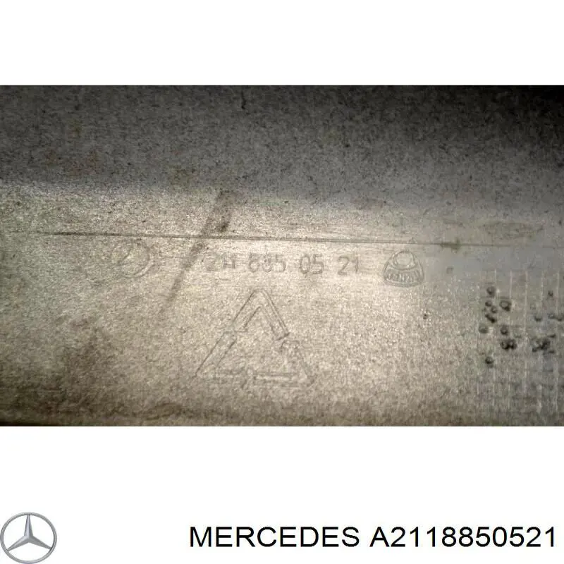 A21188505219040 Mercedes Молдинг бампера переднего левый