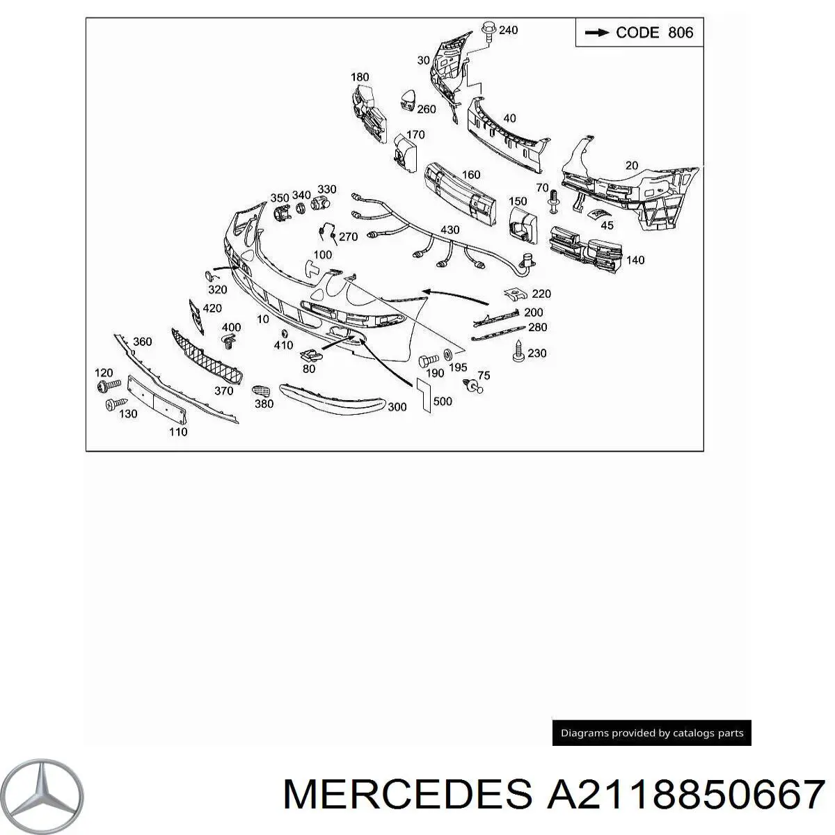 A2118850667 Mercedes 