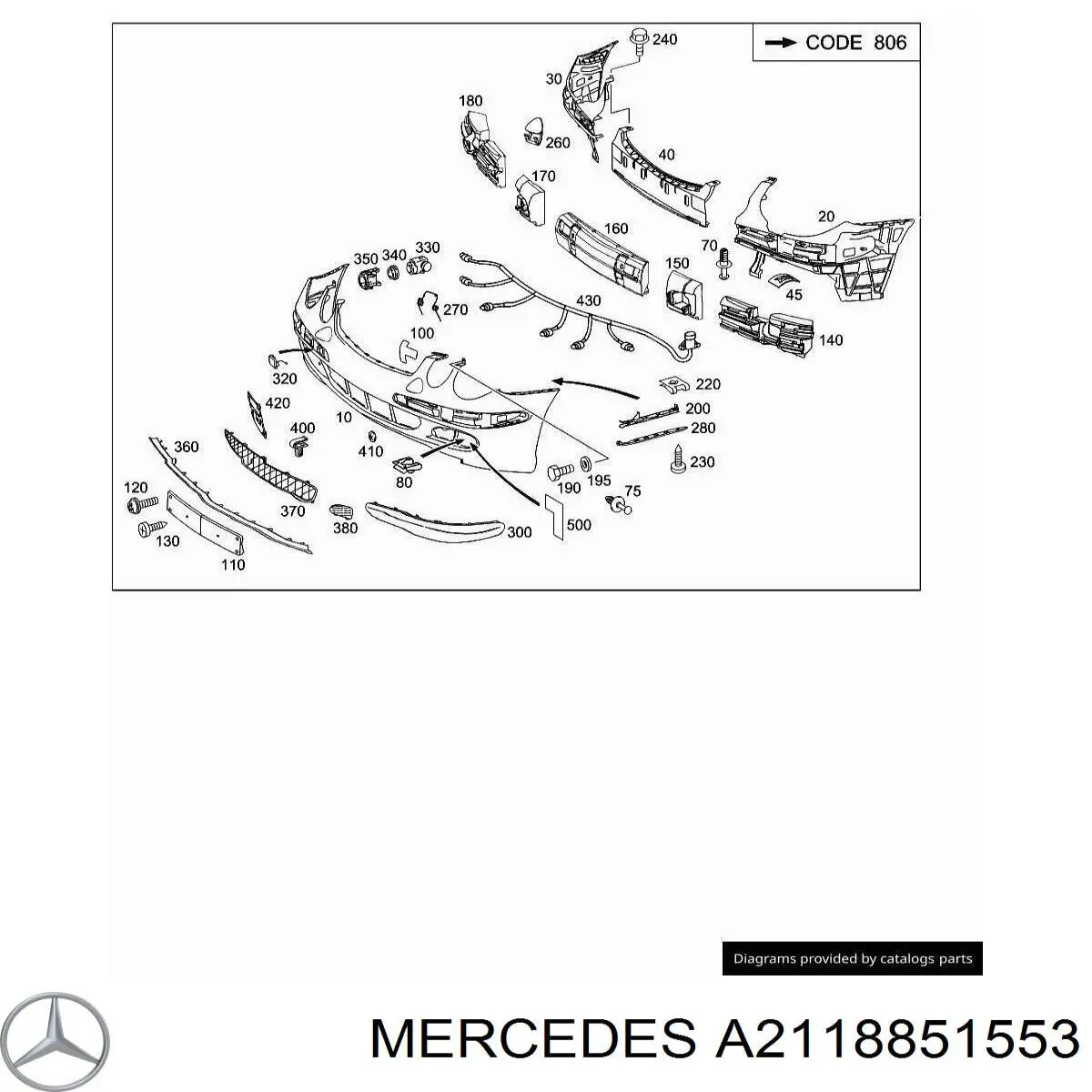 A2118851553 Mercedes 