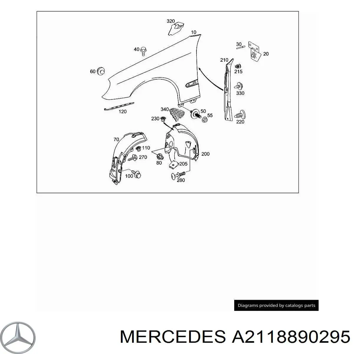 A2118890295 Mercedes 