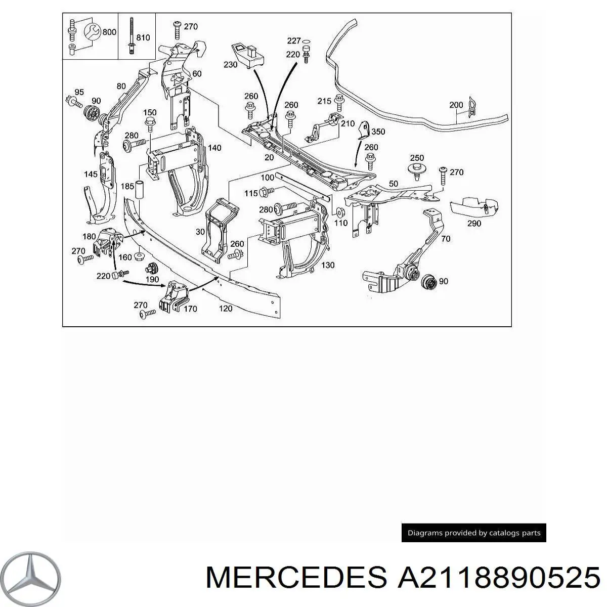 A2118890525 Mercedes 