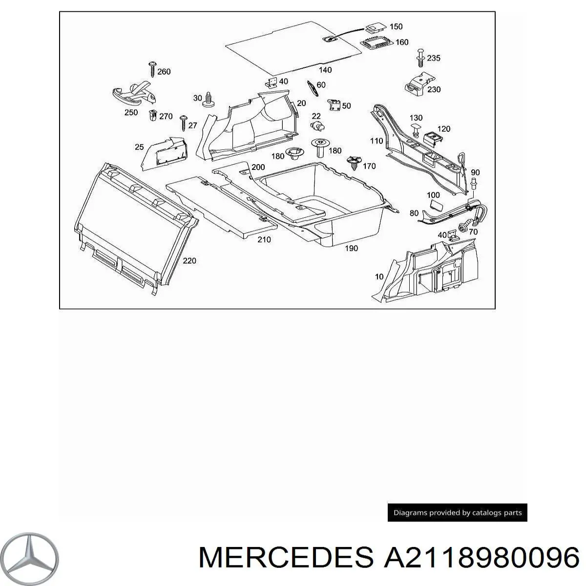 Купить 2118980096 Mercedes 