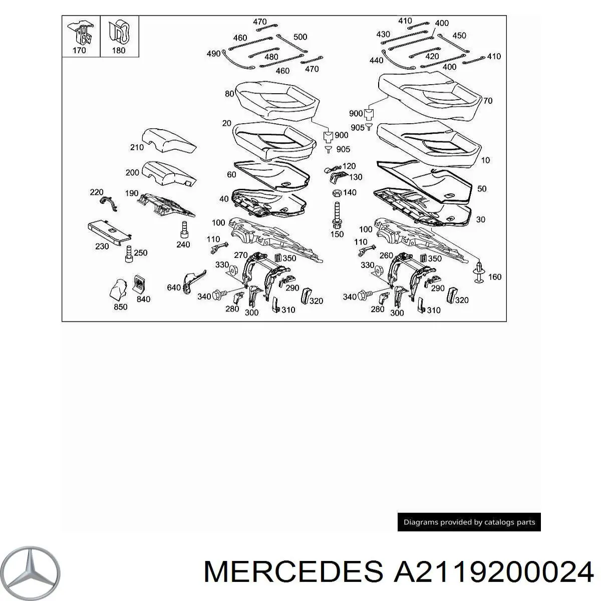 A2119200024 Mercedes 