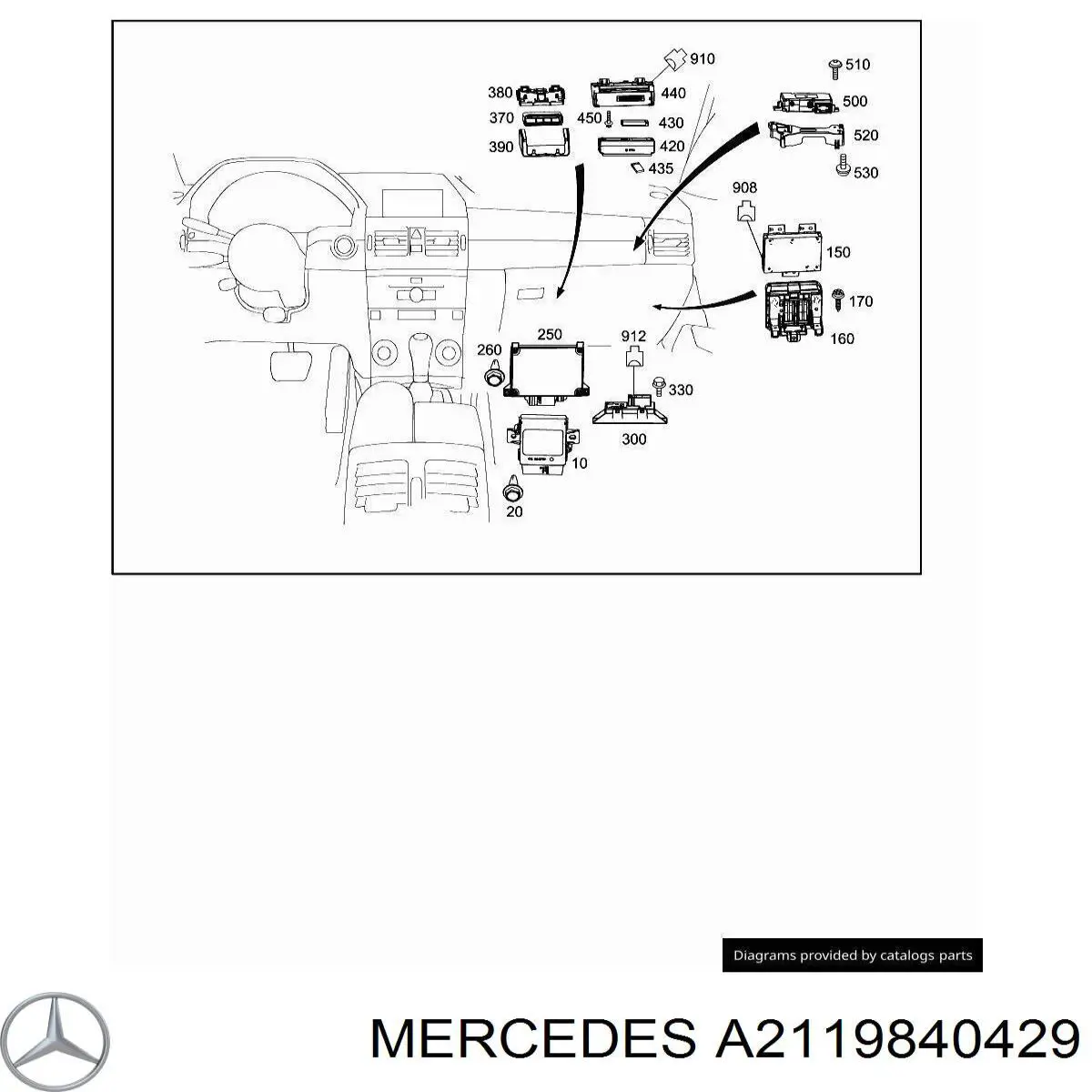 A2119840429 Mercedes 