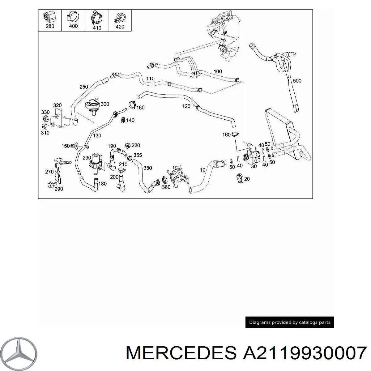 Купить A2119930007 Mercedes 