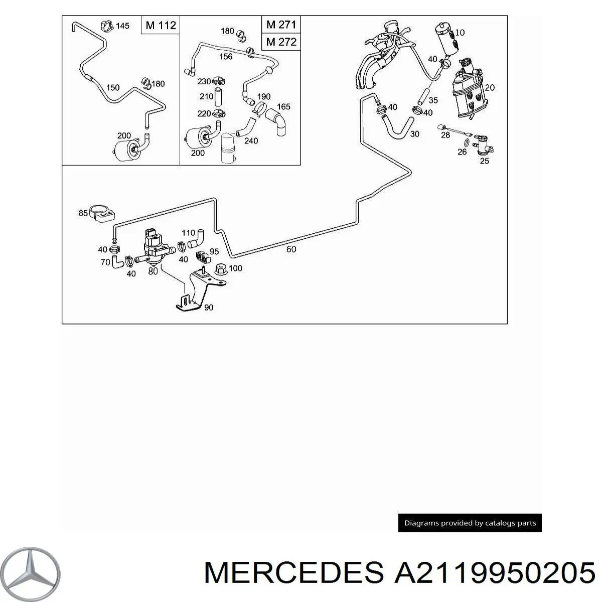 A2119950205 Mercedes 