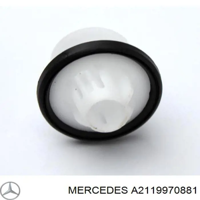 A2119970881 Mercedes cápsula (prendedor de fixação de placas sobrepostas do acesso)