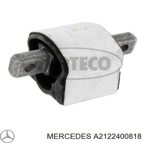 A2122400818 Mercedes coxim de transmissão (suporte da caixa de mudança)