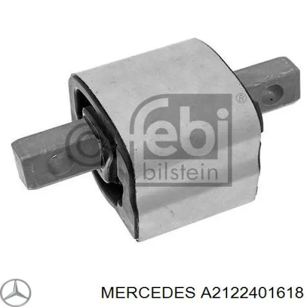 A2122401618 Mercedes coxim de transmissão (suporte da caixa de mudança)