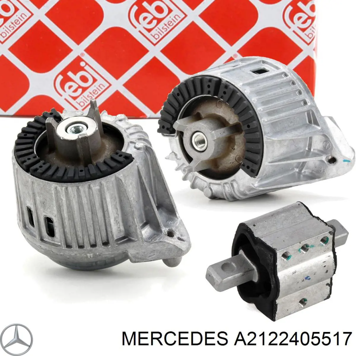 A2122405517 Mercedes подушка (опора двигателя правая)