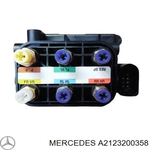 Купить A2123200358 Mercedes Блок клапанов регулируемой подвески