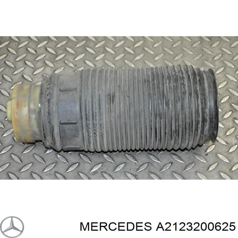 A2123200625 Mercedes coxim pneumático (suspensão de lâminas pneumática do eixo traseiro)