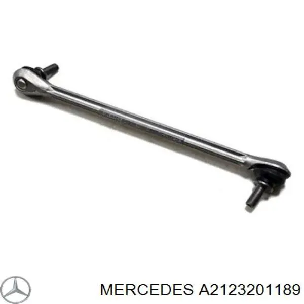 A2123201189 Mercedes montante esquerdo de estabilizador dianteiro