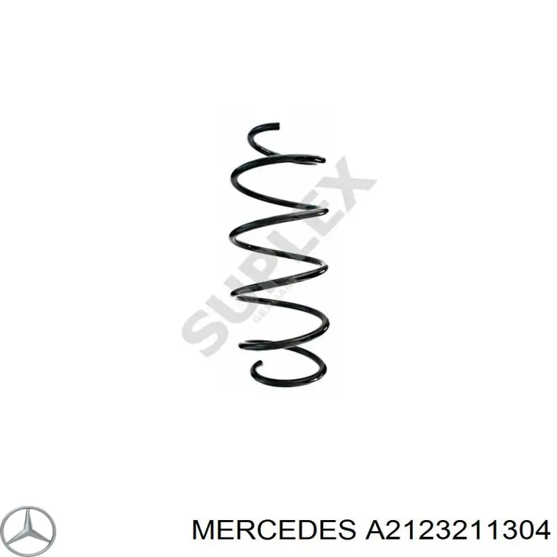 A2123211304 Mercedes пружина передняя