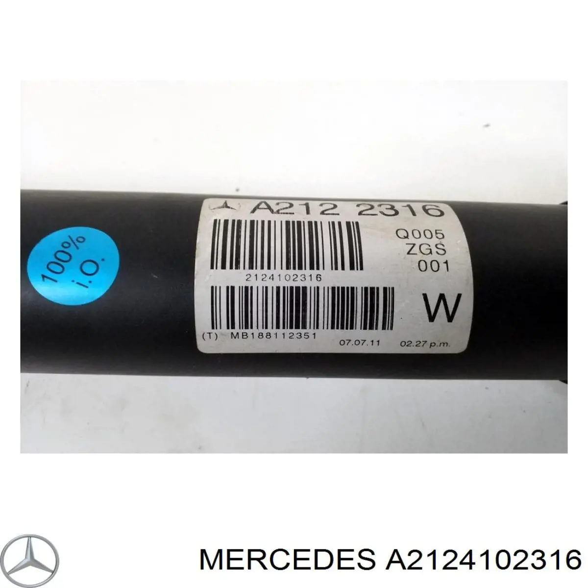 Купить 2124102316 Mercedes Кардан задний