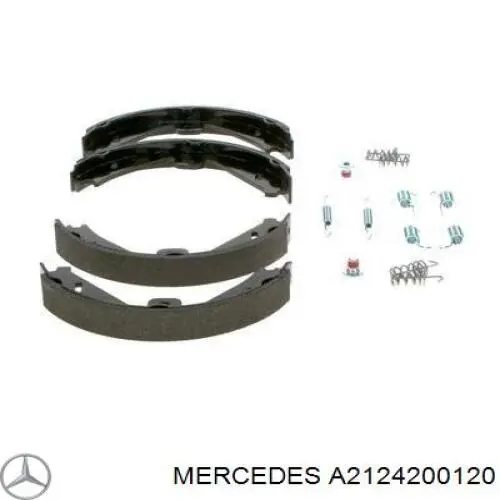 Колодки ручника A2124200120 Mercedes