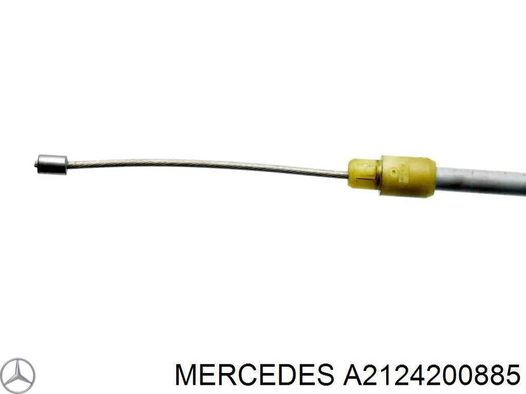 A2124200885 Mercedes cabo do freio de estacionamento dianteiro