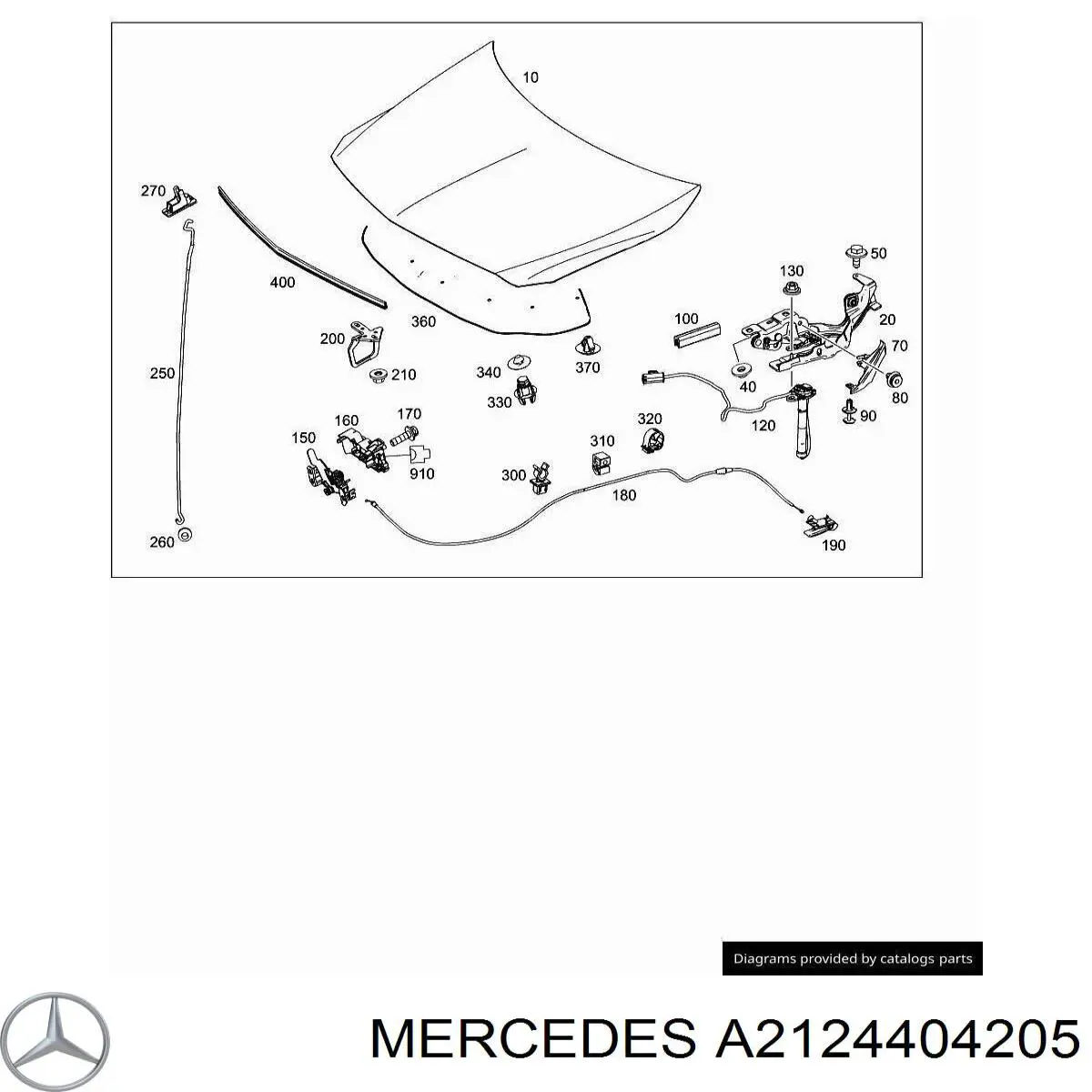  Mercedes A2124404205 цена, от 54.48 USD