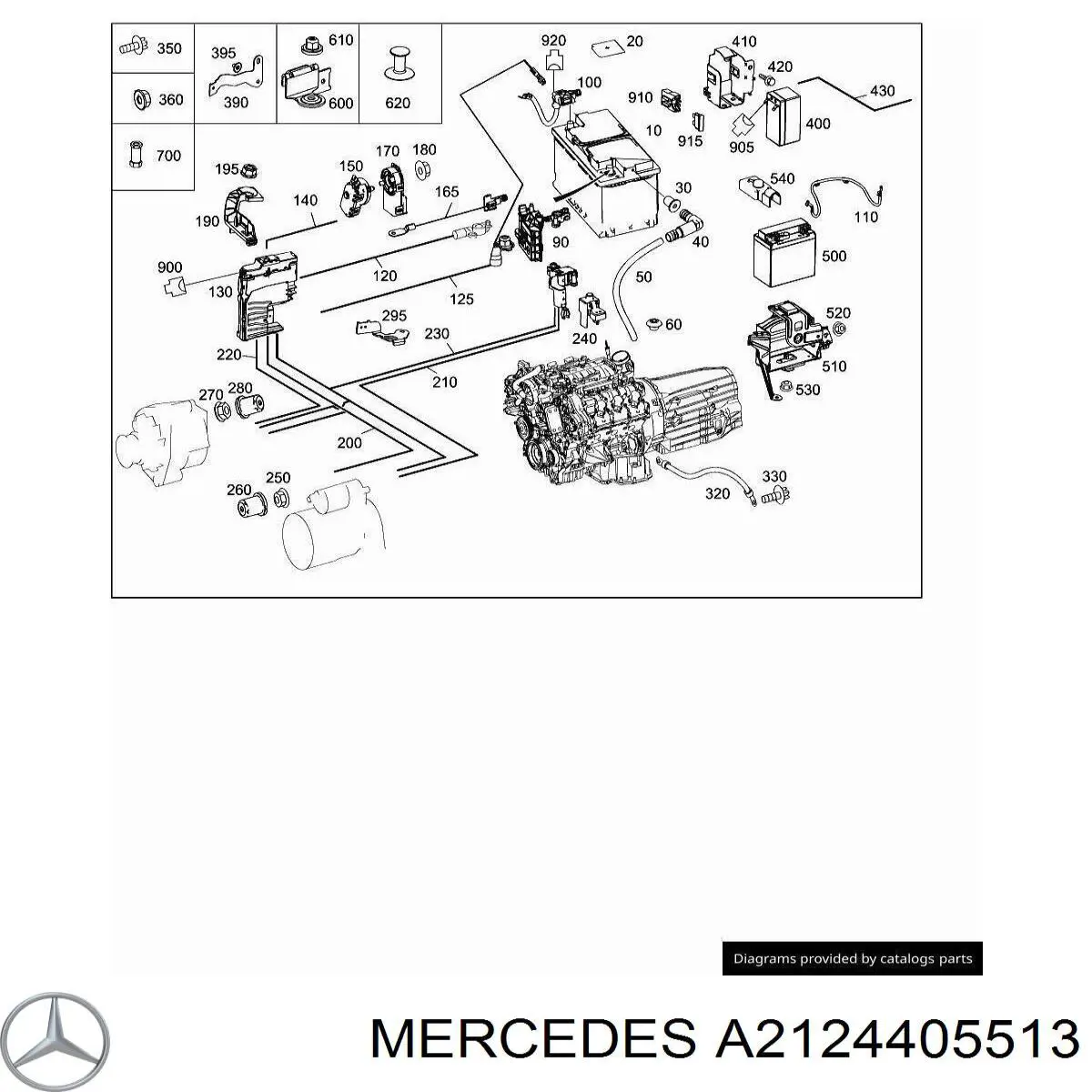 Купить A2124405513 Mercedes 