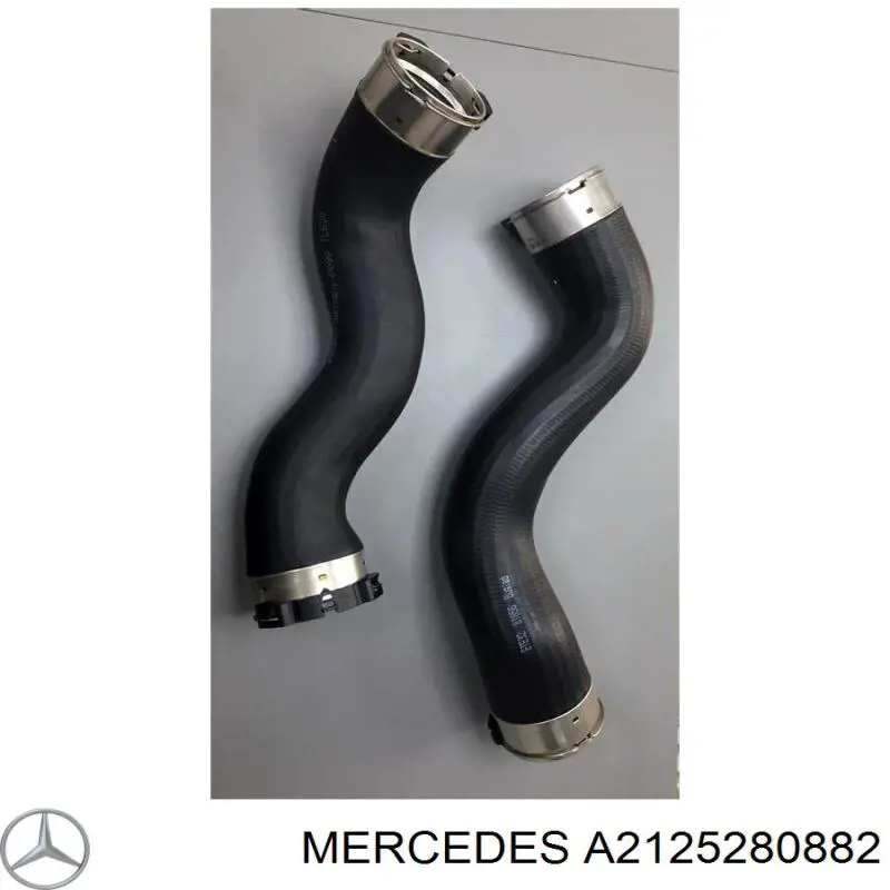 A2125280882 Mercedes шланг (патрубок интеркуллера правый)