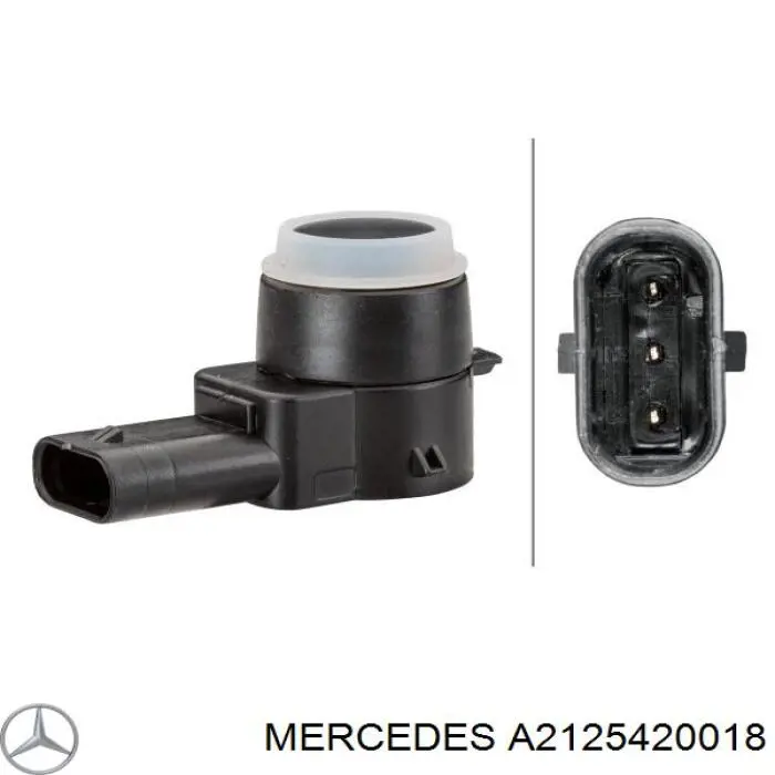 Купить A2125420018 Mercedes Датчик сигнализации парковки (парктроник) передний боковой