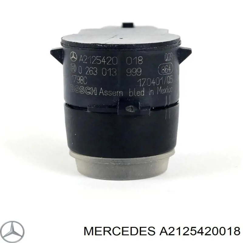 Датчик сигнализации парковки (парктроник), передний боковой Mercedes A2125420018