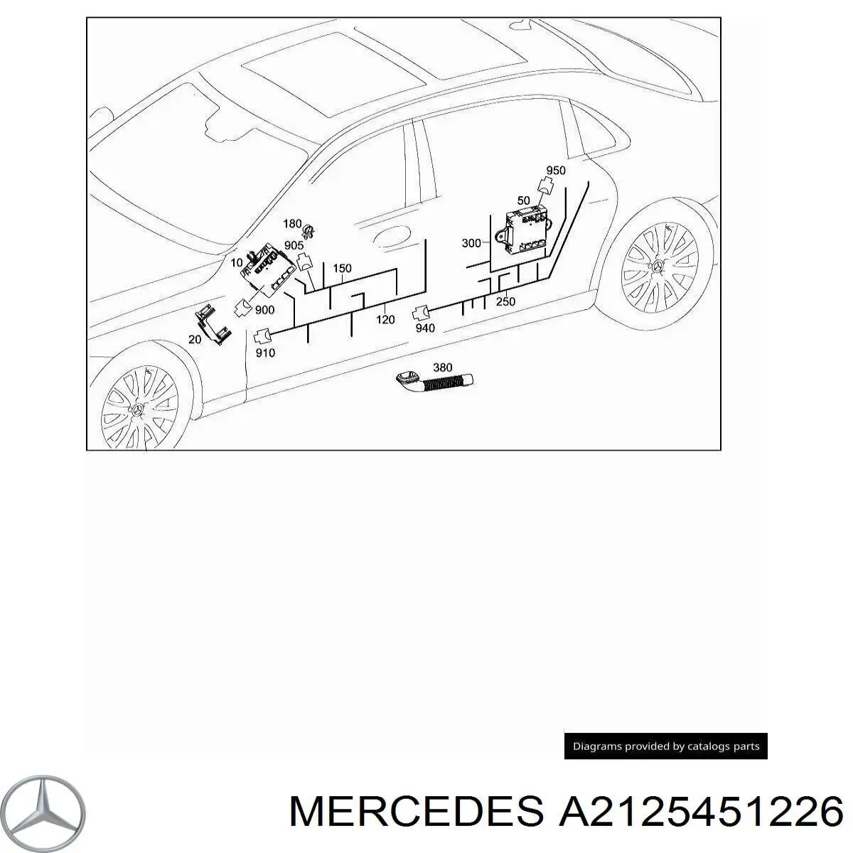  Mercedes A2125451226 цена, от 3.80 USD