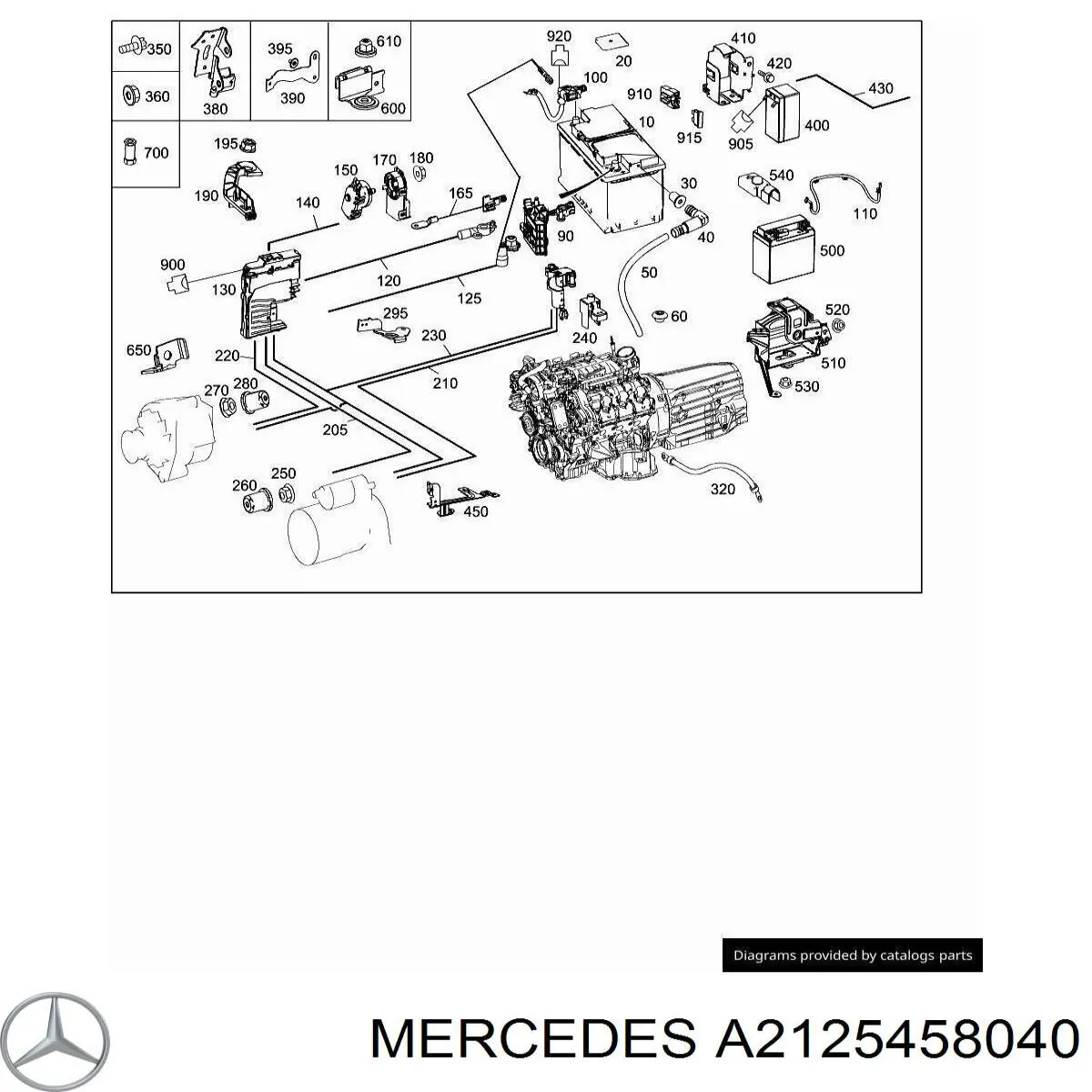  A2125458040 Mercedes