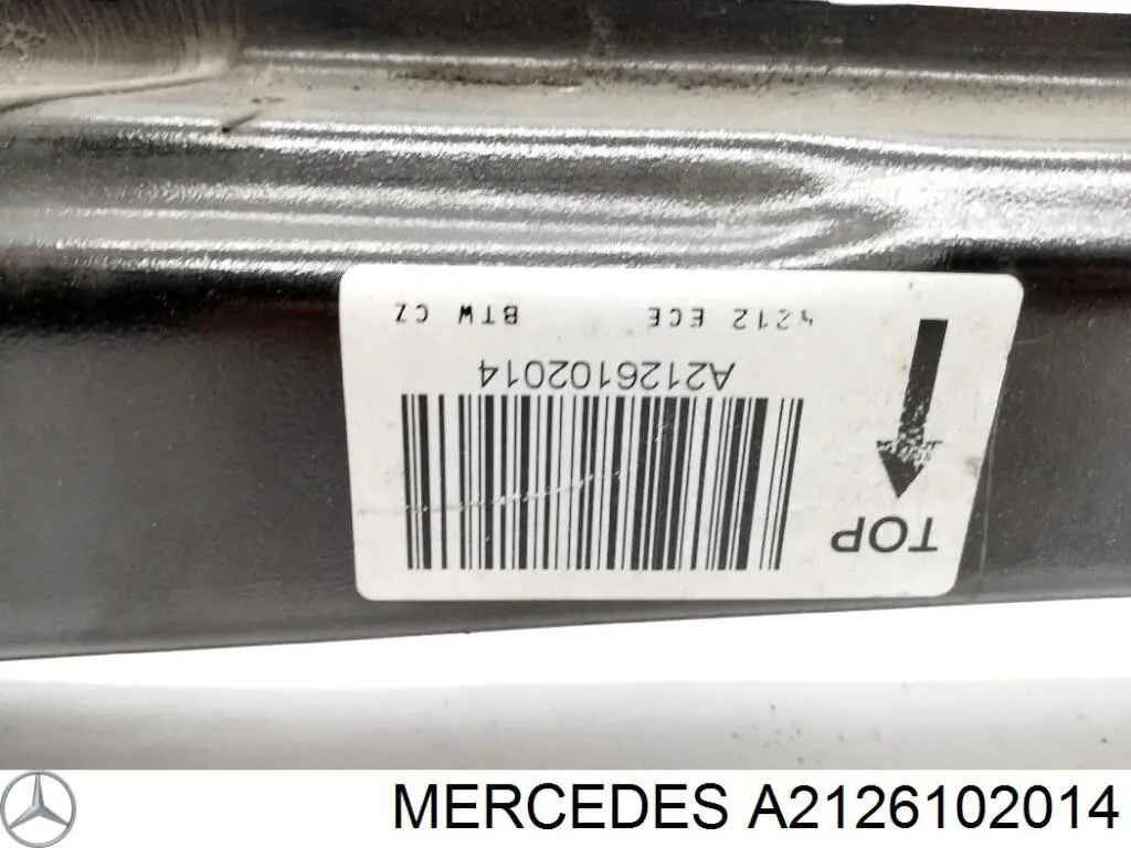 A2126102014 Mercedes reforçador do pára-choque traseiro