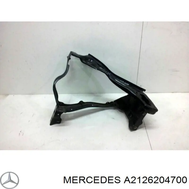 A2126204700 Mercedes suporte direito do radiador (painel de montagem de fixação das luzes)