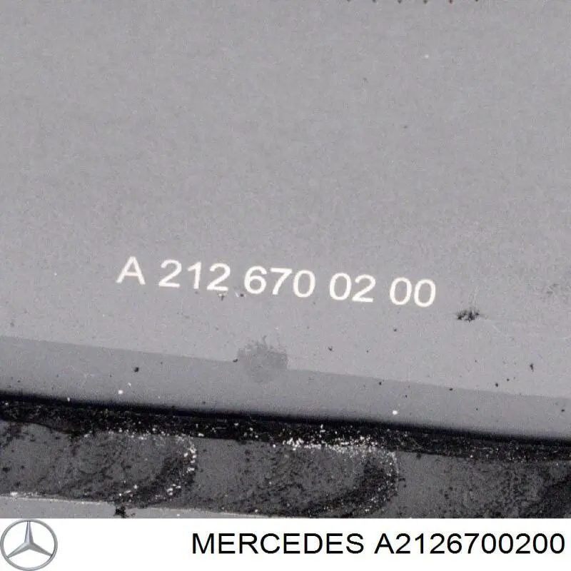 2126700200 Mercedes стекло заднее
