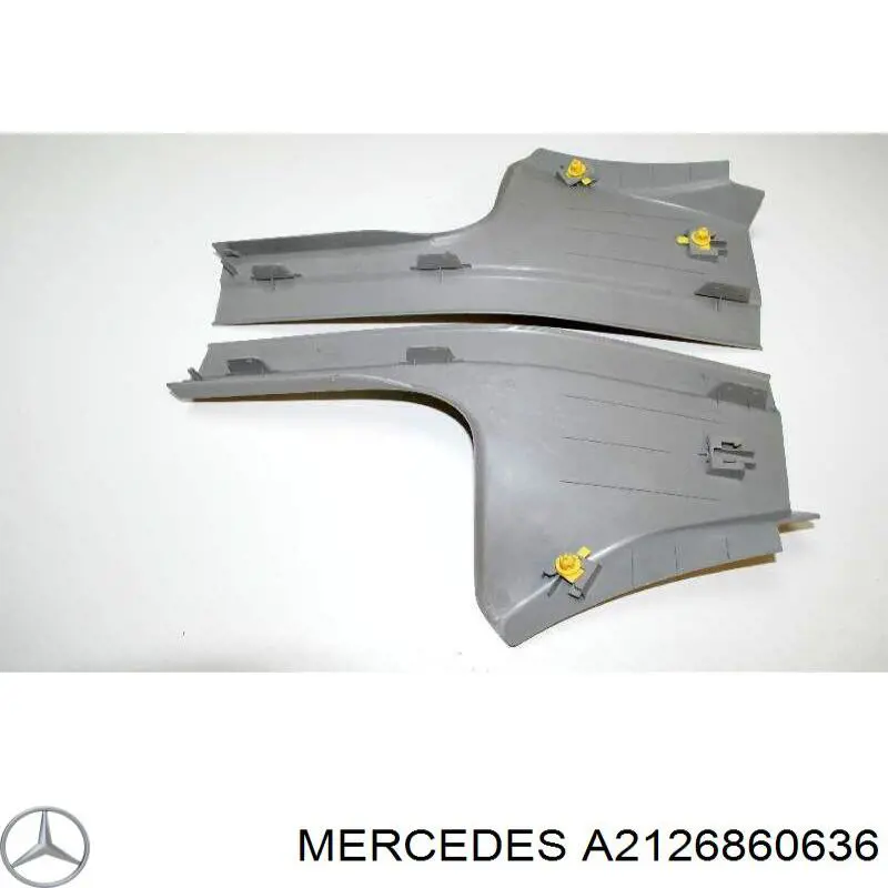 Купить A21268606369051 Mercedes Накладка дверного порога внутренняя задняя правая
