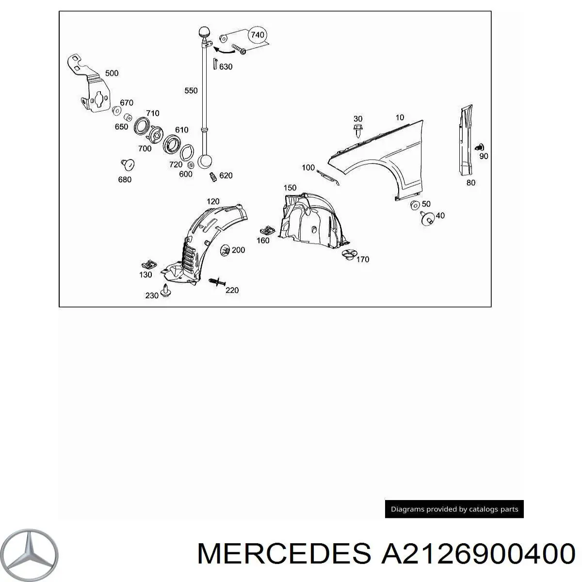 A2126900400 Mercedes 