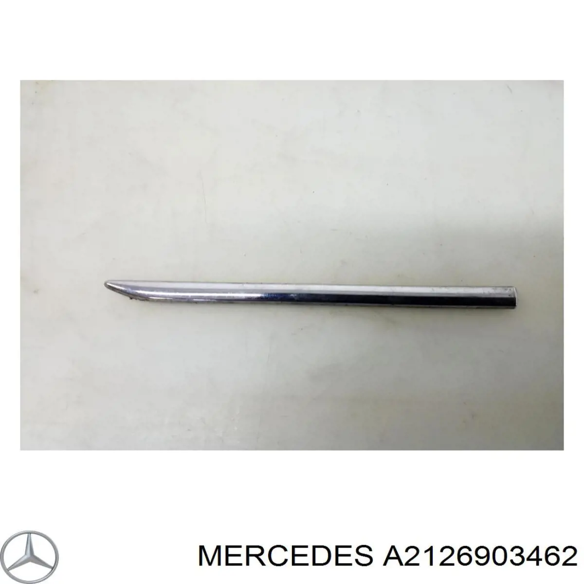 A2126903462 Mercedes moldura do pára-lama dianteiro direito