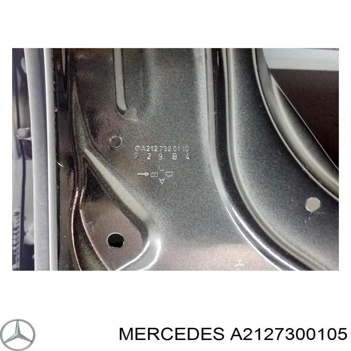 Задняя левая дверь Мерседес-бенц Е W212 (Mercedes E)