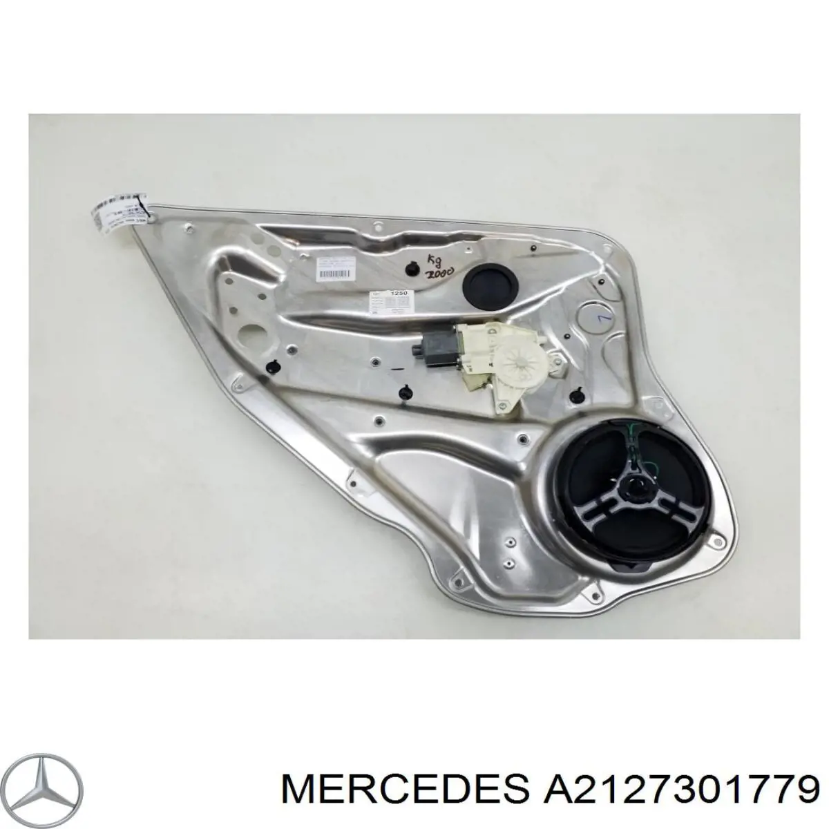 A2127301779 Mercedes mecanismo de acionamento de vidro da porta traseira esquerda