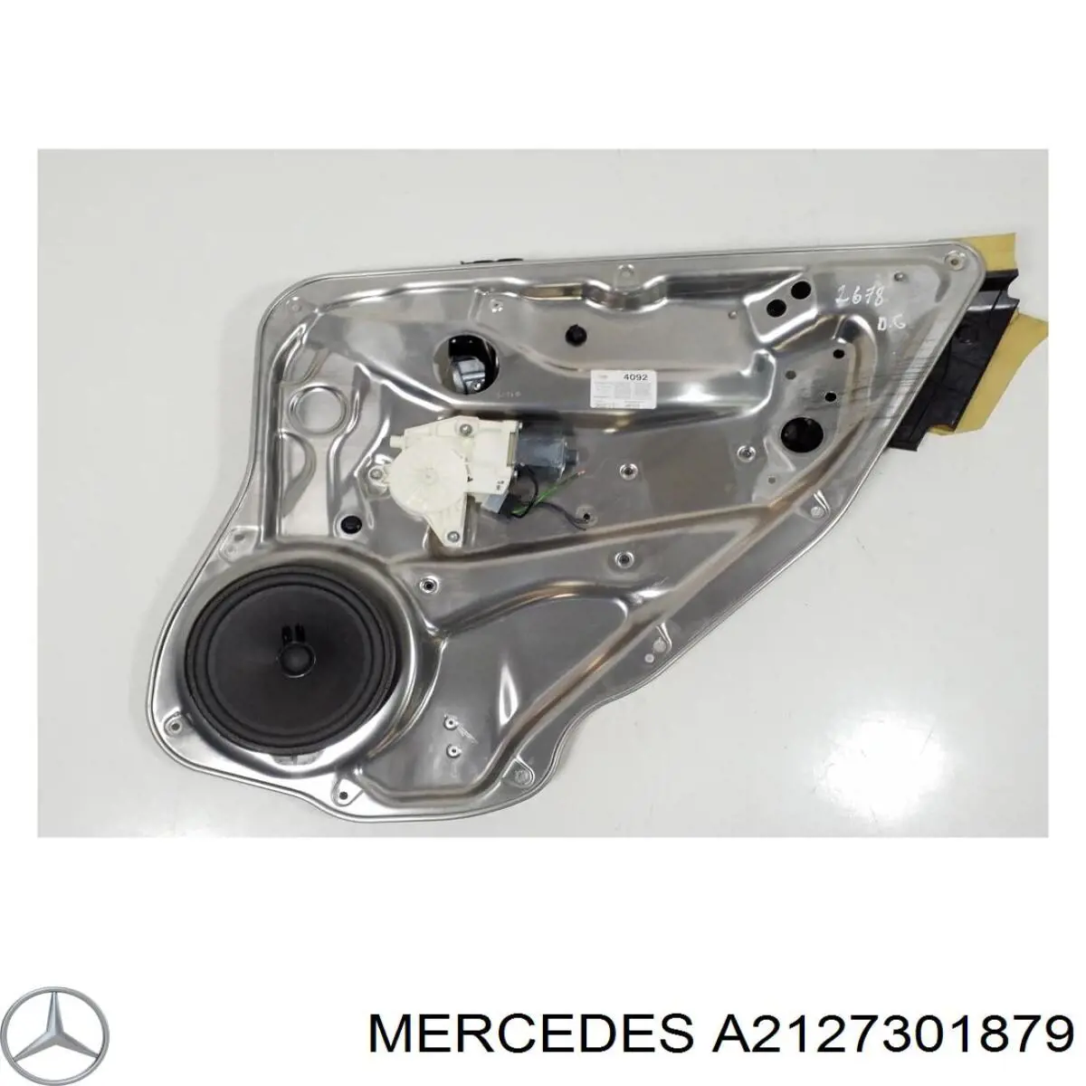 A2127301879 Mercedes mecanismo de acionamento de vidro da porta traseira direita