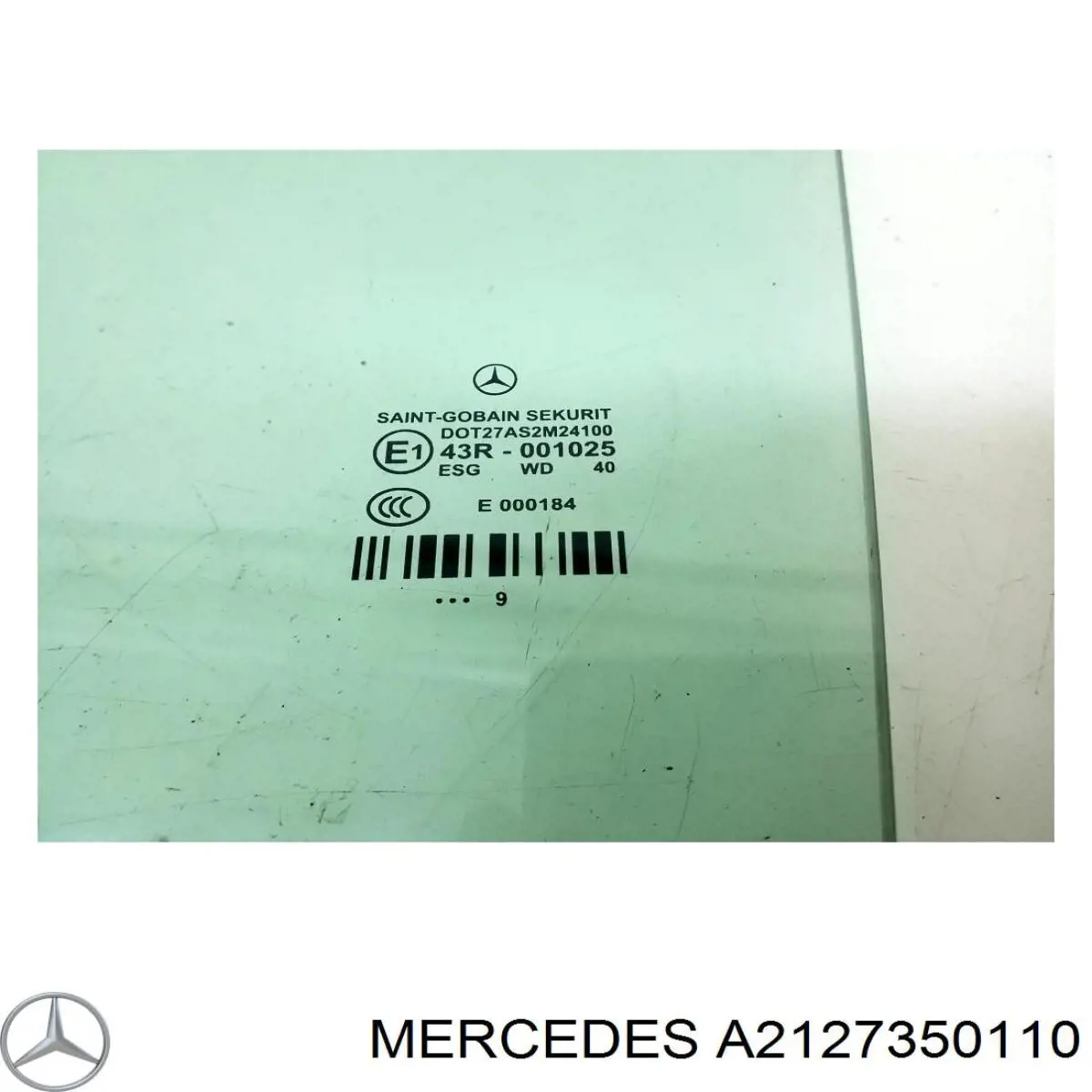 Купить 2127352910 Mercedes Стекло двери задней левой