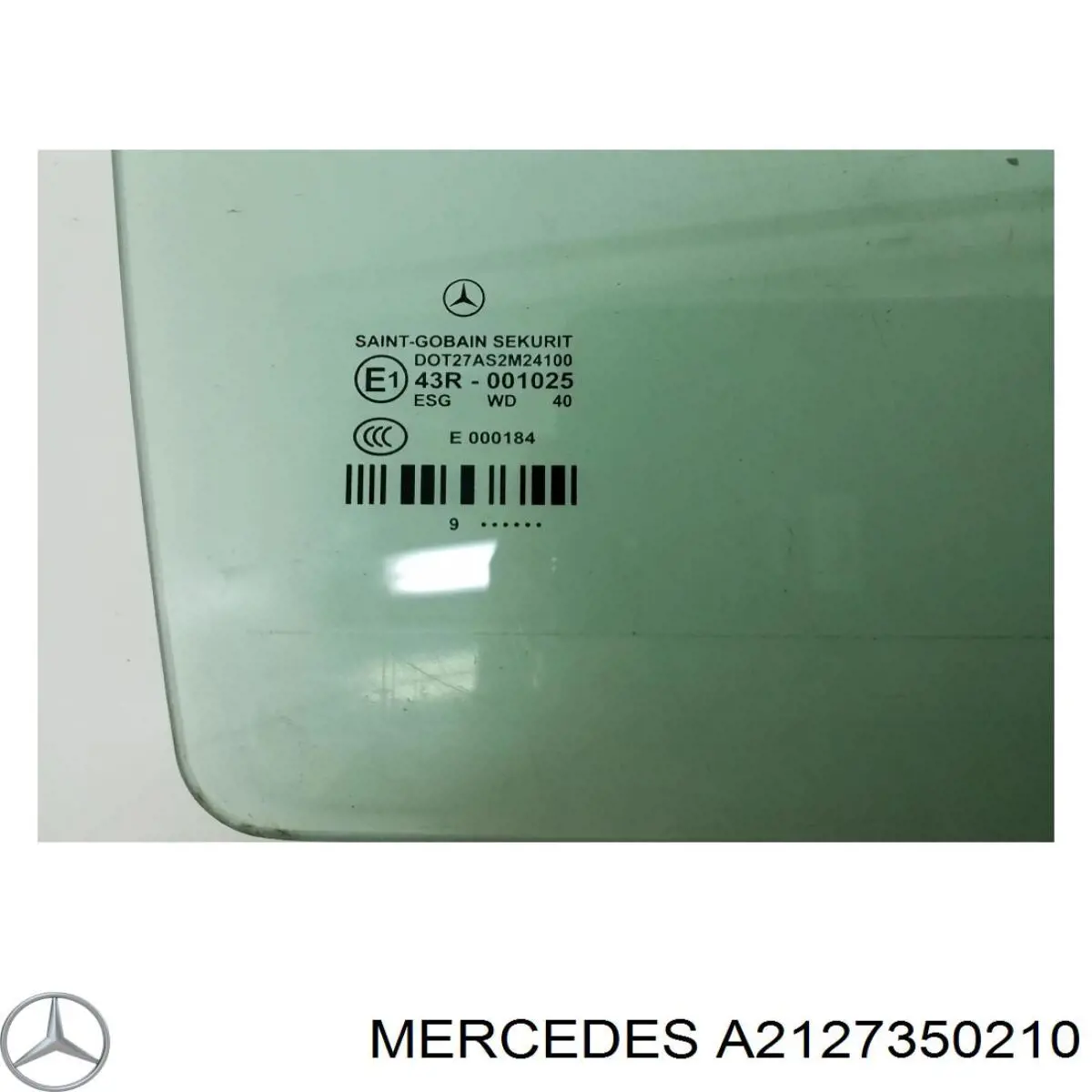 Купить 2127350210 Mercedes Стекло задней двери, правой