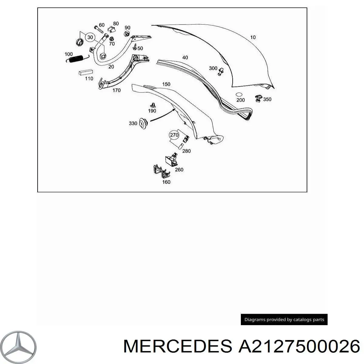  Mercedes A2107500126 цена, от 1.27 USD