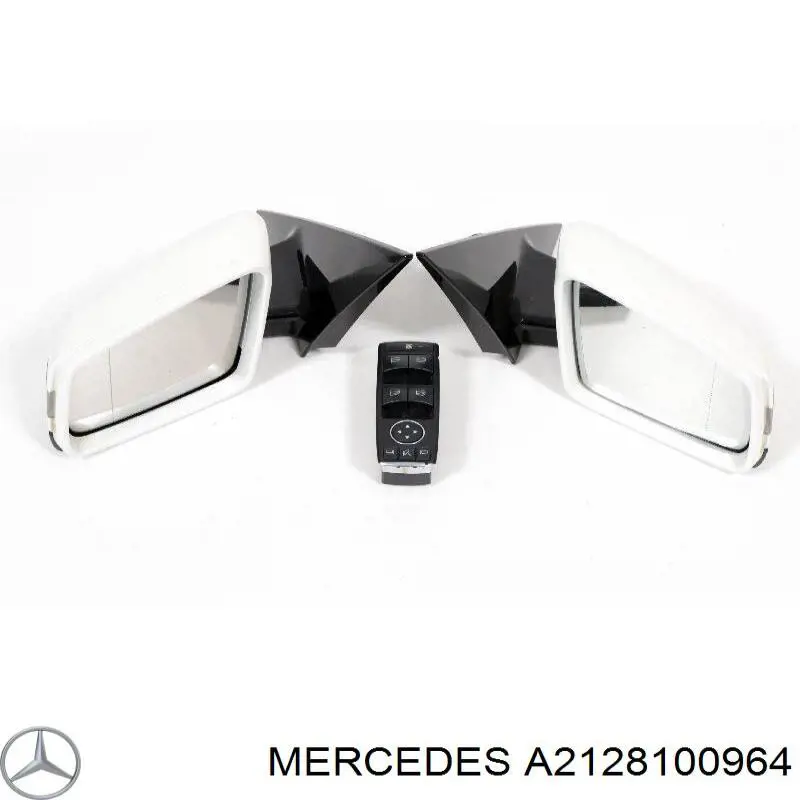 Накладка левого зеркала заднего вида Mercedes 2128100964