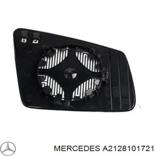 A2128101721 Mercedes elemento espelhado do espelho de retrovisão esquerdo