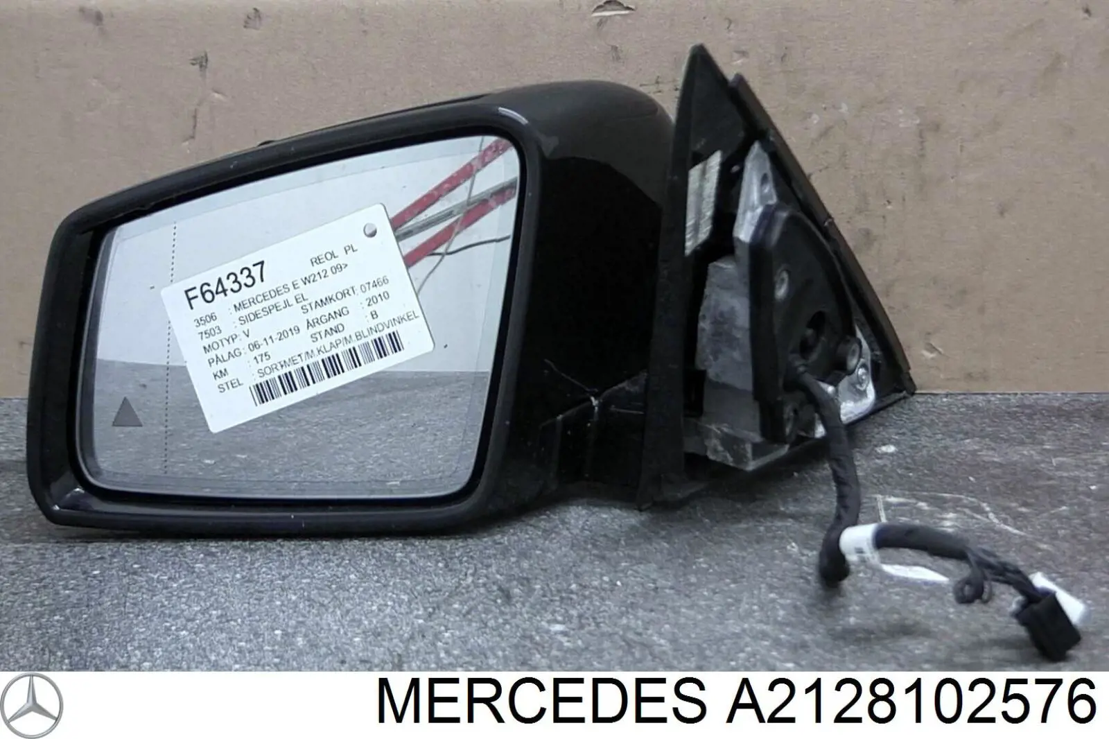 Купить A2128102576 Mercedes Наружное зеркало левое