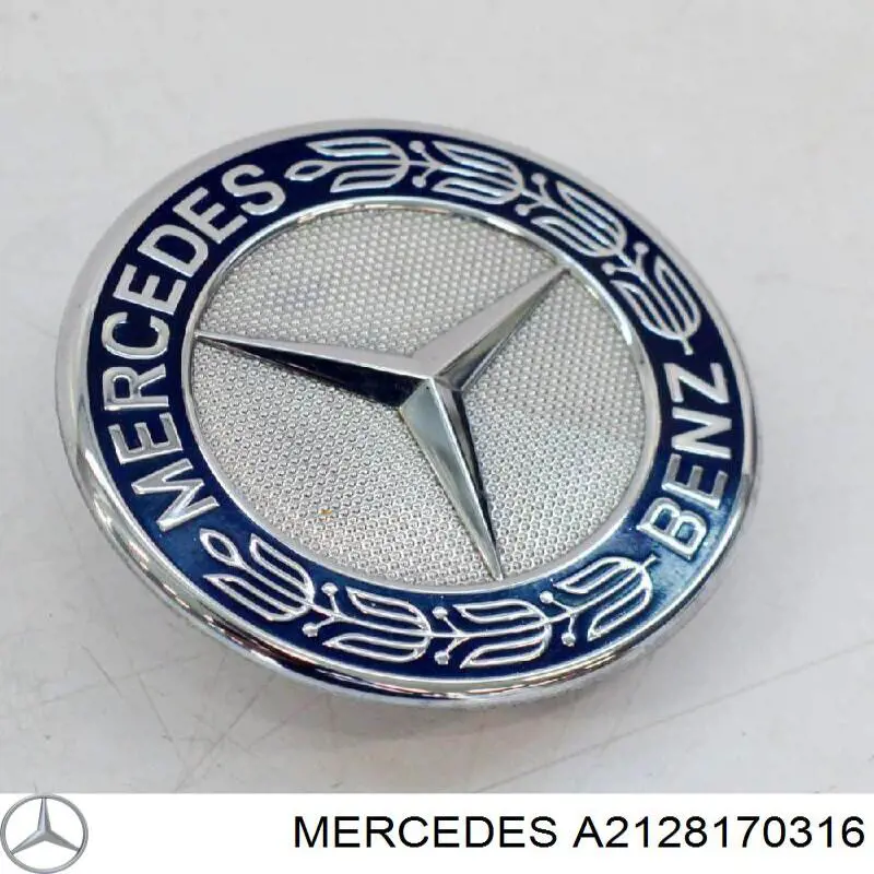 2128170316 Mercedes emblema da capota