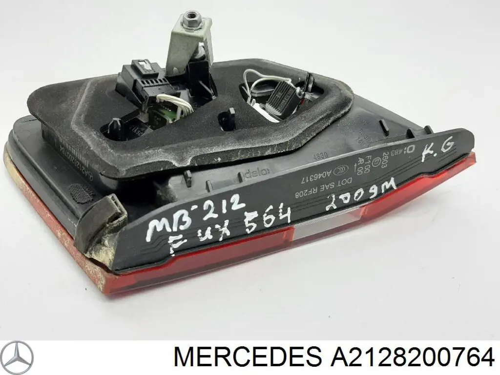 A2128200764 Mercedes lanterna traseira esquerda interna