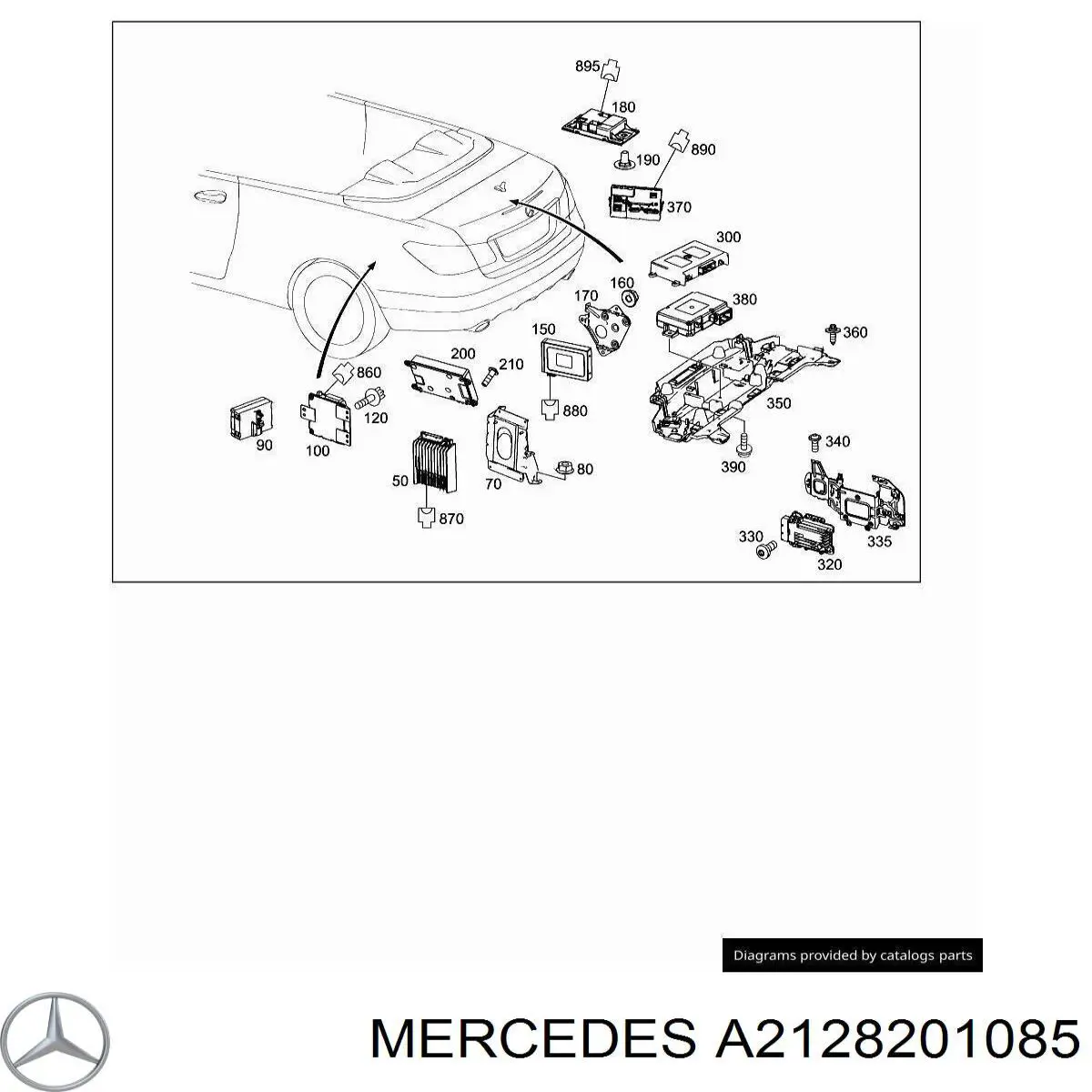 Купить A2128201085 Mercedes 
