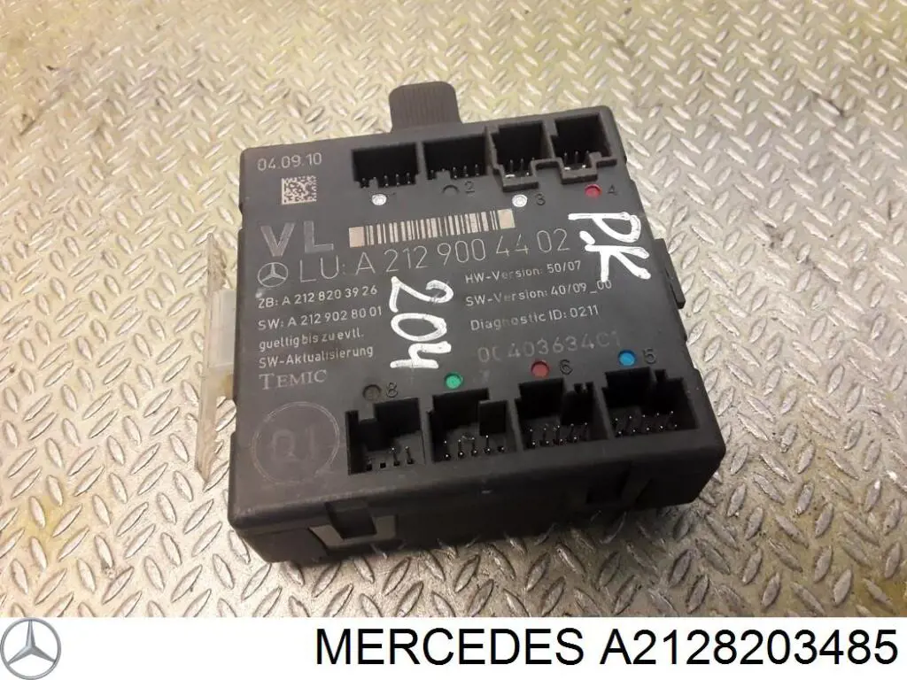 Блок комфорта передней двери Mercedes A2128203485 цена, от 11.06 USD