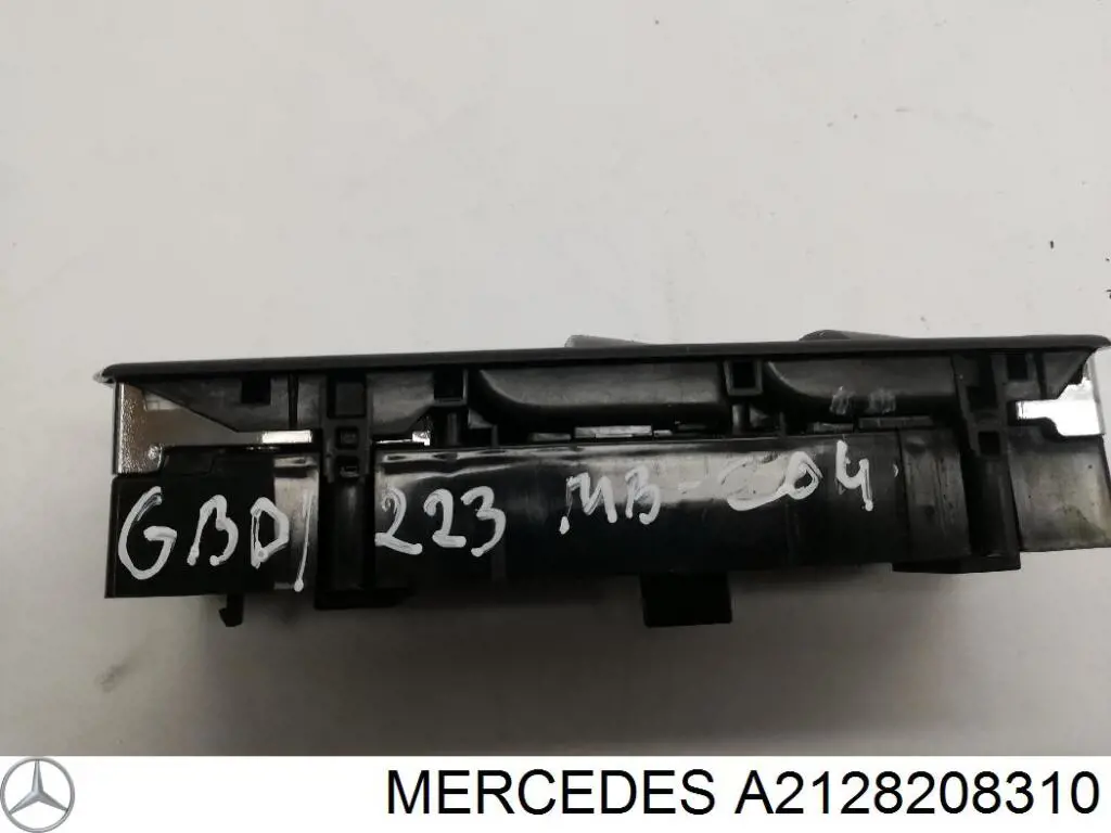 A2128208310 Mercedes unidade de botões dianteira esquerda de controlo de elevador de vidro