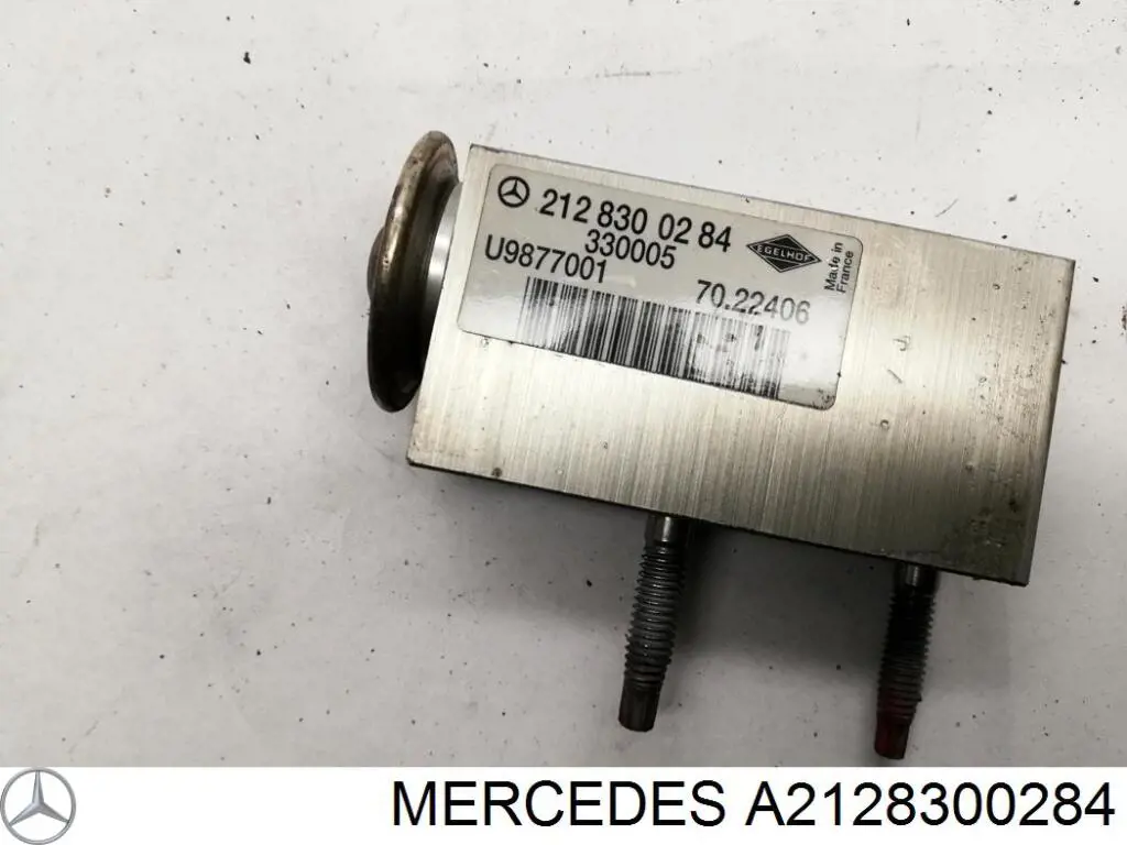 A2128300284 Mercedes válvula trv de aparelho de ar condicionado