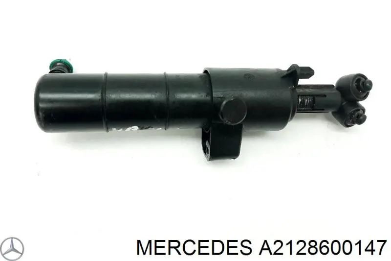 A2128600147 Mercedes injetor de fluido para lavador da luz dianteira esquerda